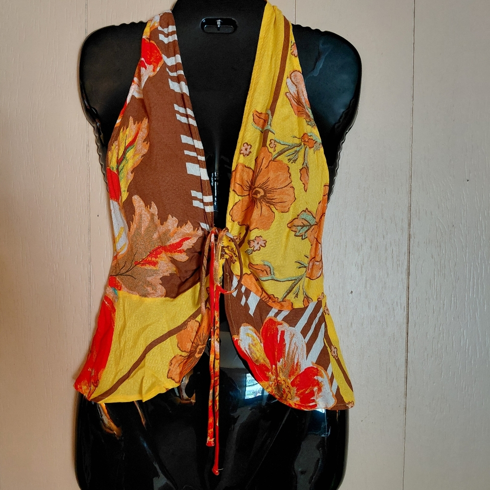 Mango Yellow Floral Top - Picture 2 of 4